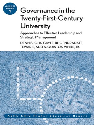 cover image of Governance in the Twenty-First-Century University